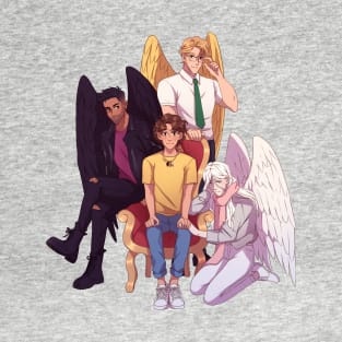 Riley & His Guardians--Fire & Brimstone Scrolls Character Art T-Shirt